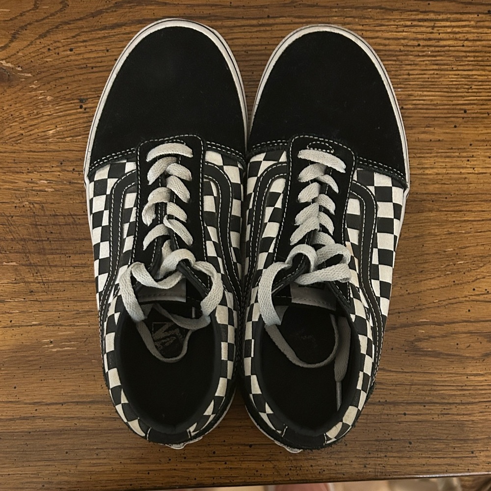 Vans Classic Black and White Checkered Shoes